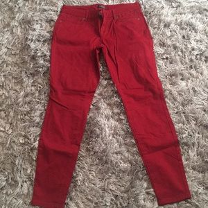Burgundy Limited Jeans
